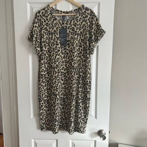 NWT leopard dress. Size XL
